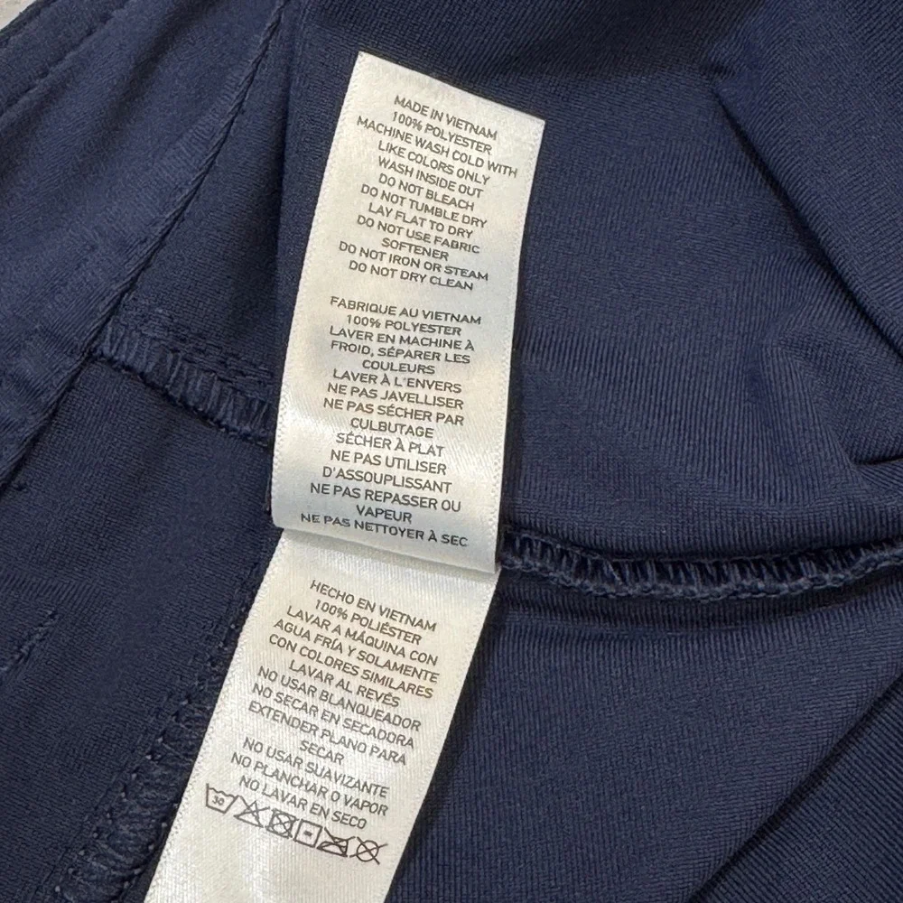 RHONE Commuter Pant Performance Trousers Mens 38x33 Navy Blue Slim Stretch
